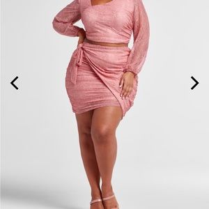 BNWOT Lace F2F Skirt Top Set